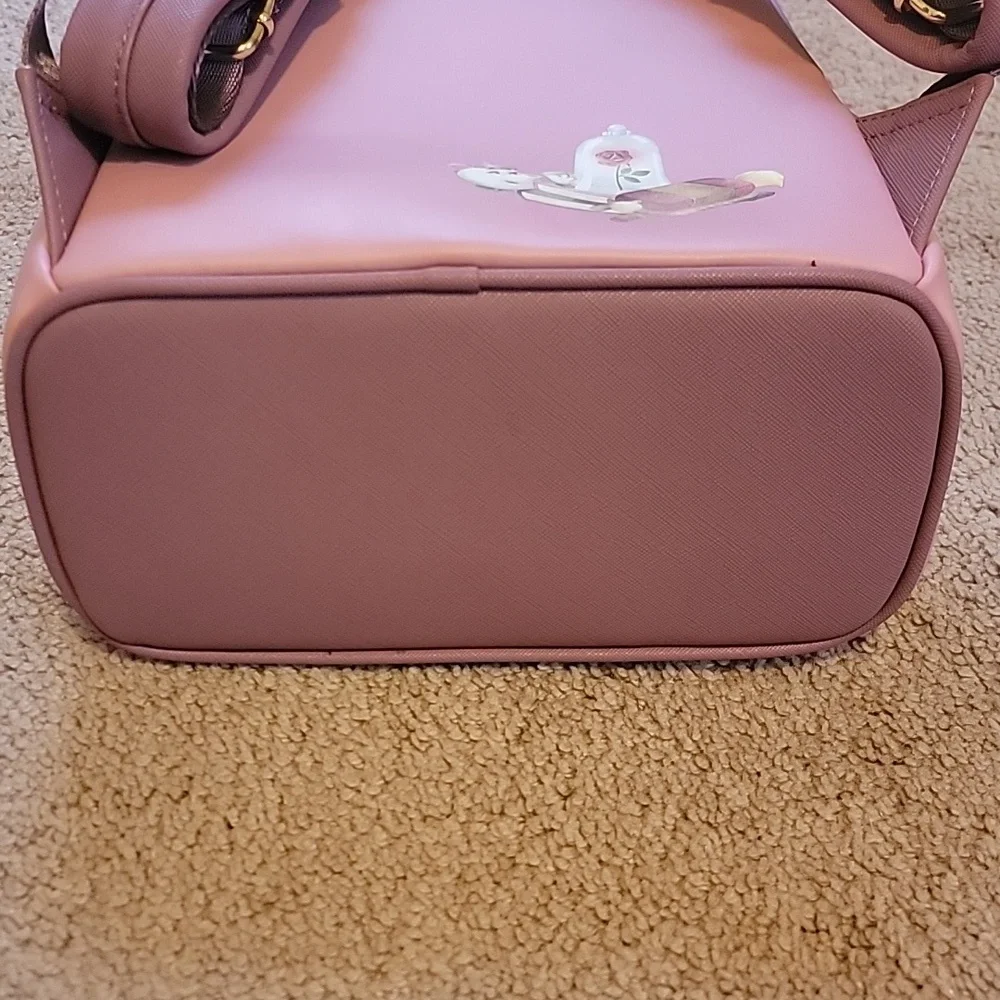 Loungefly Pink Disney Beauty and the Beast Backpack - Picture 3 of 3